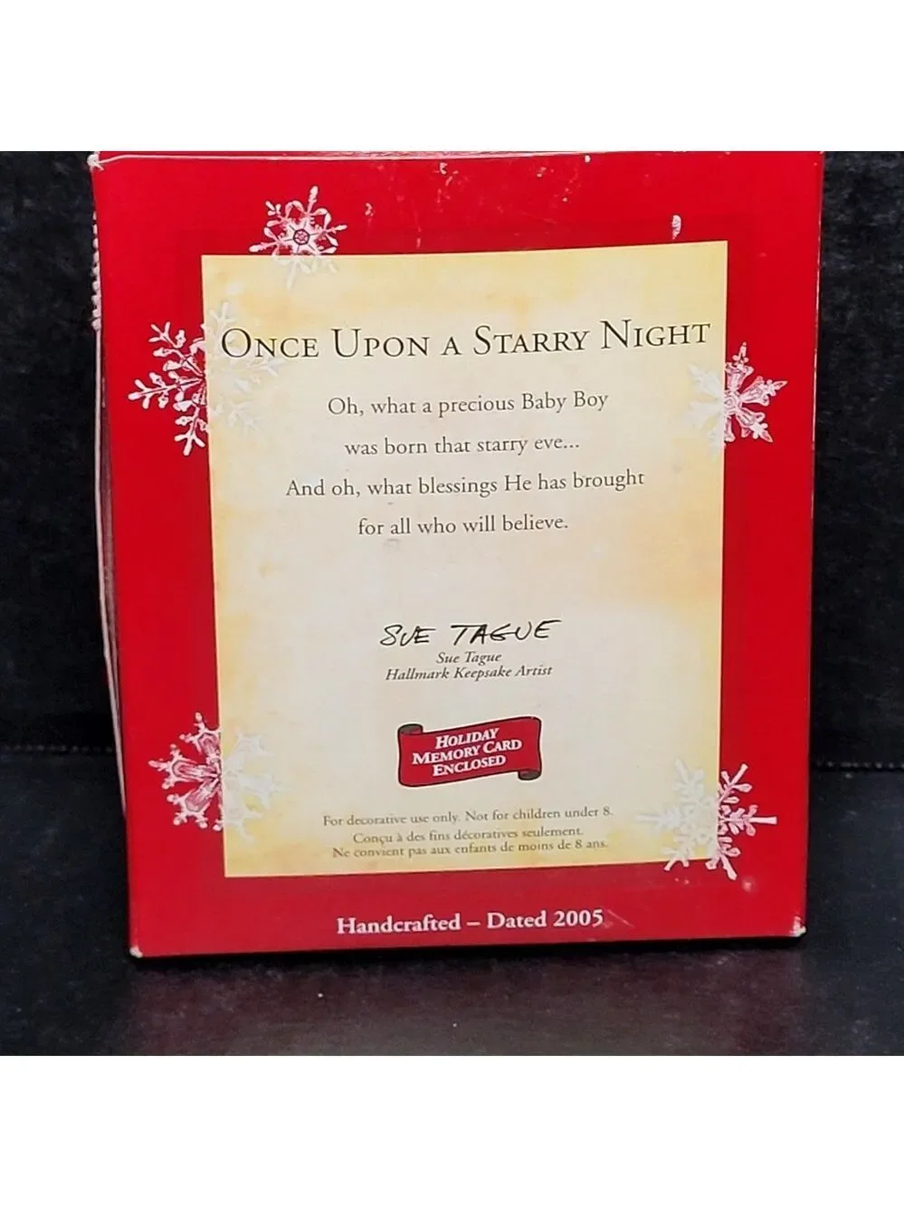 Hallmark Keepsake Ornament Once Upon A Starry Night 2005